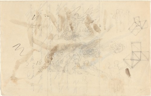 Angels Descending to the Daughters of Men, probably c. 1821. Creator: John Flaxman.