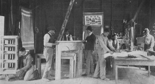 A furniture and repair shop at Snow Hill, 1904. Creator: Frances Benjamin Johnston.