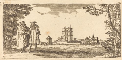 Plan general du Chasteau et petit Parc de Vincennes, 1668. Creator: Israel Silvestre.