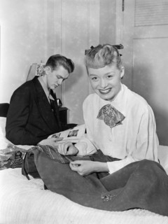 Portrait of June Christy and Bob Cooper, 1947 or 1948. Creator: William Paul Gottlieb.