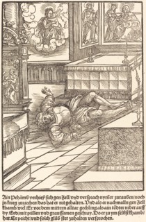 Ain Pehamss verheiss sich gen Zell ..., c. 1503. Creator: Master of the Legend Scenes.