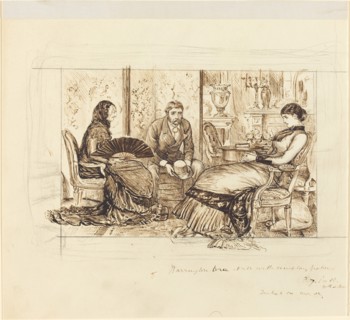 Barrington bore it all with exemplary patience, 1878/1879. Creator: George du Maurier.