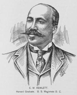 E.M. Hewlett; Harvard Graduate; U.S. Magistrate D.C., 1902. Creator: J. H. Cunningham.