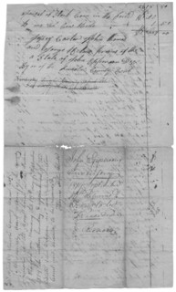 Aprais [Appraisal]; Bill of the Estate of John Epperson, 1817-10-12. Creator: Unknown.