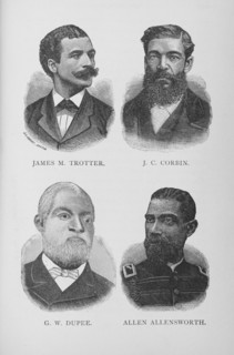 James M. Trotter, J. C. Corbin, G. W. Dupee, Allen Allensworth, 1887. Creator: Unknown.