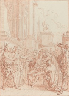 Quoi donc, les vrais Chrétiens auraient tant de vertu. Creator: Hubert Francois Gravelot.