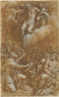 Saint Roch Interceding on Behalf of Plague Victims, 1567/1573. Creator: Lattanzio Gambara.