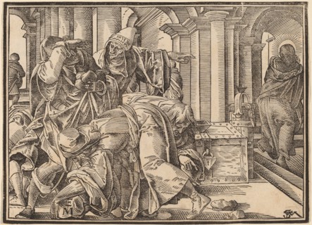 Christ Tells His Disciples of the Last Judgment, published 1630. Creator: Christoph Maurer.