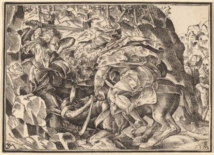 Christ Tells His Disciples of the Last Judgment, published 1630. Creator: Christoph Maurer.