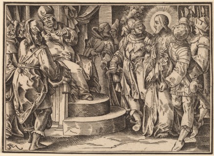 Christ Tells His Disciples of the Last Judgment, published 1630. Creator: Christoph Maurer.