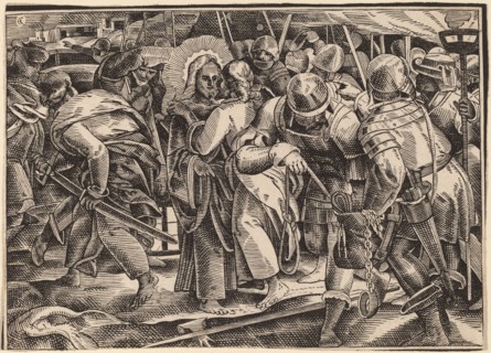 Christ Tells His Disciples of the Last Judgment, published 1630. Creator: Christoph Maurer.
