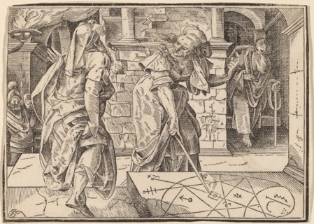 Christ Tells His Disciples of the Last Judgment, published 1630. Creator: Christoph Maurer.