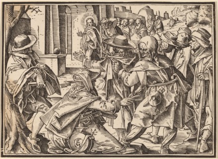 Christ Tells His Disciples of the Last Judgment, published 1630. Creator: Christoph Maurer.