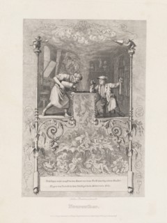 Neureuther (Self-Portrait in the Etching Studio), 1839. Creator: Eugen Napoleon Neureuther.