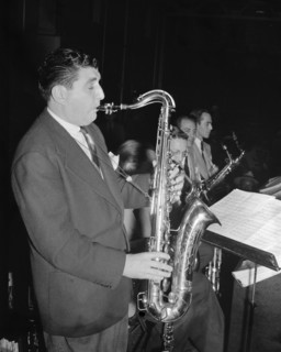 Portrait of Tony Pastor, Hotel Edison(?), New York, N.Y., 1946. Creator: William Paul Gottlieb.