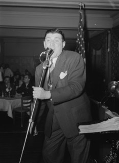 Portrait of Tony Pastor, Hotel Edison(?), New York, N.Y., 1946. Creator: William Paul Gottlieb.
