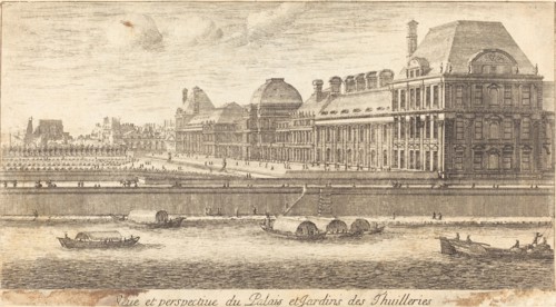 Veue et Perspectiue du Palais et Jardins des Thuilleries, 1650/1655. Creator: Israel Silvestre.