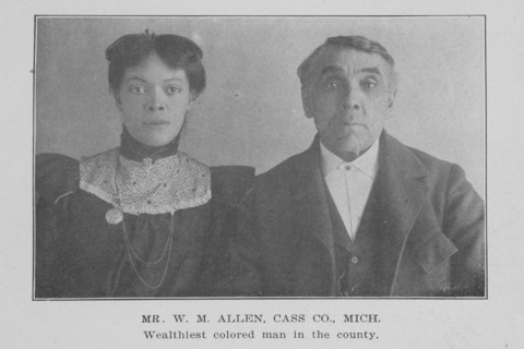 Mr. W. M. Allen, Cass Co., Mich.; Wealthiest colored man in the county, 1907. Creator: Unknown.