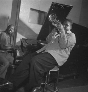 Portrait of Fats Navarro and Tadd Dameron, New York, N.Y., 1946. Creator: William Paul Gottlieb.