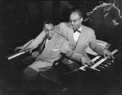 Portrait of Billy Taylor and Bob Wyatt, New York, N.Y., ca. 1947. Creator: William Paul Gottlieb.