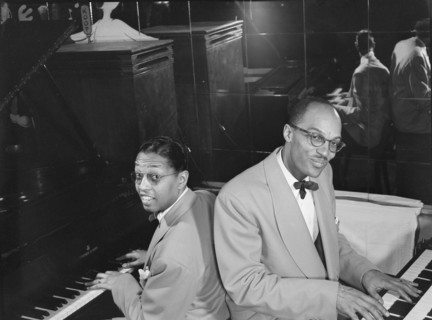 Portrait of Billy Taylor and Bob Wyatt, New York, N.Y., ca. 1947. Creator: William Paul Gottlieb.