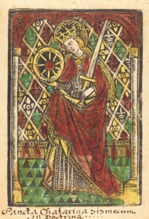 Saint Catherine, 1480 or after. Creator: Master of the Protective Saints of Cologne, Workshop of.