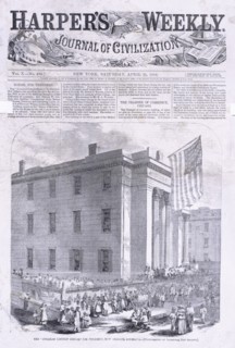 The "Abraham Lincoln school" for freedmen, New Orleans, Louisiana., 1866-04-21. Creator: Unknown.