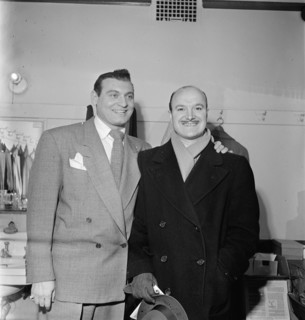 Portrait of Bud Freeman and Frankie Laine, New York, N.Y.(?), 1938. Creator: William Paul Gottlieb.