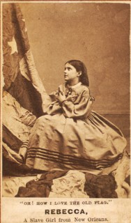 Oh, How I Love The Old Flag. Rebecca, A Slave Girl from New Orleans, 1864. Creator: Charles Paxson.