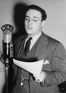 Portrait of William P. Gottlieb, WINX, Washington, D.C., ca. 1940. Creator: Delia Potofsky Gottlieb.