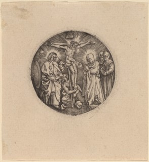 The Crucifixion called the Sword Pommel of Maxmilian. Creators: Hieronymous Wierix, Antonius Wierix.