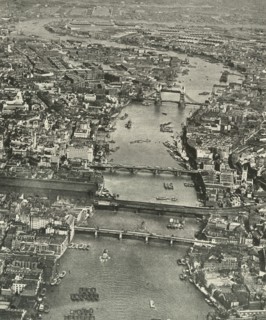 The Great Street Paved With Water The Thames from Southwark to Blackwall', 1937. Creator: Aerofilms.