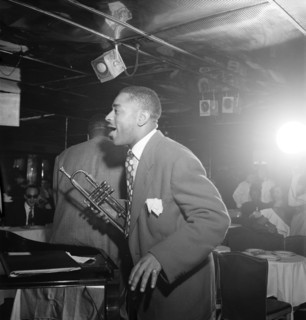Portrait of Dizzy Gillespie, Downbeat, New York, N.Y., ca. Aug. 1947. Creator: William Paul Gottlieb.