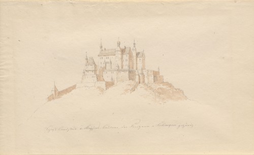 Schloss Landstuhl b. Kaisers, Lautern, den Prinzen v. Sickingen gehürig. Creator: Julius von Leypold.
