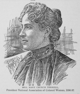 Mrs. Mary Church Terrell, President National Association of Colored Women, 1896-97. Creator: Unknown.