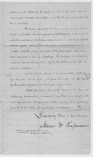 Letter from abolitionist soliciting for Cradle of Liberty distributors, 1839-03-25.  Creator: Unknown.