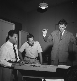 Portrait of Billy Eckstine and Hugo Winterhalter, New York, N.Y., 1946. Creator: William Paul Gottlieb.