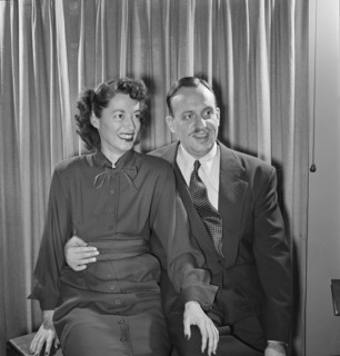 Portrait of Brick Fleagle and Mrs. Brick Fleagle, New York, N.Y., 1946. Creator: William Paul Gottlieb.