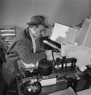 Portrait of Brick Fleagle, home of Brick Fleagle, New York, N.Y., 1946. Creator: William Paul Gottlieb.