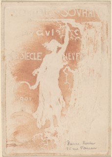 Souhaits Souhaits au Gui Le Siecle Neuf (Best Wishes for the New Century), 1901. Creator: Pierre Roche.