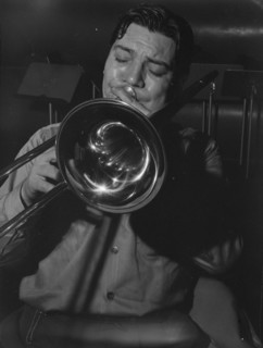 Portrait of Jack Teagarden, Victor studio, New York, N.Y., ca. May 1947. Creator: William Paul Gottlieb.