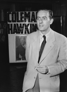 Portrait of Charles Delaunay, 52nd Street, New York, N.Y., ca. Oct. 1946. Creator: William Paul Gottlieb.