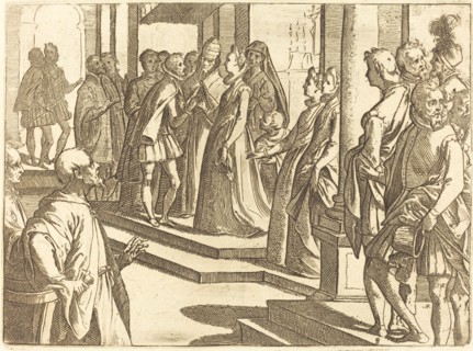 The Betrothal of Margaret of Austria to Philip III, King of Spain, 1612. Creator: Raffaello Schiaminossi.