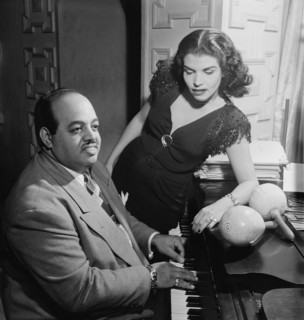 Portrait of Noro Morales, Glen Island Casino, New York, N.Y., ca. July 1947. Creator: William Paul Gottlieb.