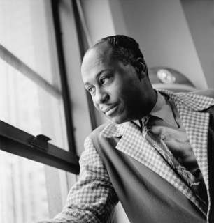 Portrait of Snub Mosley, William P. Gottlieb's office, New York, N.Y., 1946. Creator: William Paul Gottlieb.