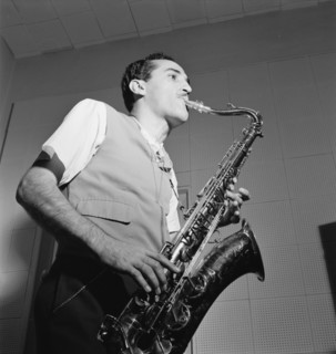Portrait of Charlie Ventura, National studio, New York, N.Y., ca. Oct. 1946. Creator: William Paul Gottlieb.