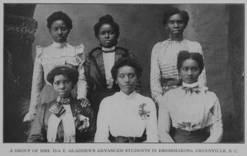 A group of Mrs. Ida E. Gladden's advanced students in dressmaking, Greenville, S. C., 1902. Creator: Unknown.