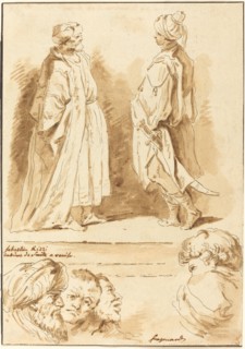 Details from the Adoration of the Magi and the Pool at Bethesda, 1774. Creator: Jean Claude Richard Saint-Non.