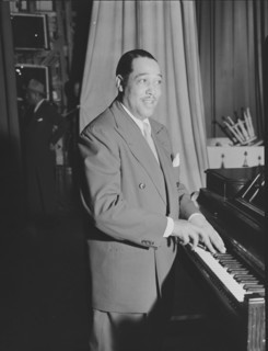Portrait of Duke Ellington, Howard Theater(?), Washington, D.C., ca. June 1946. Creator: William Paul Gottlieb.