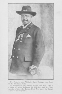 Mr. Ampey, Commander of the John Brown Post, No. 50, of the Grand Army of the Republic, 1907. Creator: Unknown.